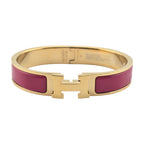 Hermes Clic H Bracelet Pink Gold GM