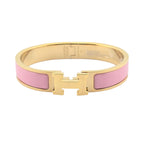 Hermes Clic H Bracelet Pink Gold GM