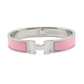 Hermes Clic H Bracelet Light Pink Palladium GM