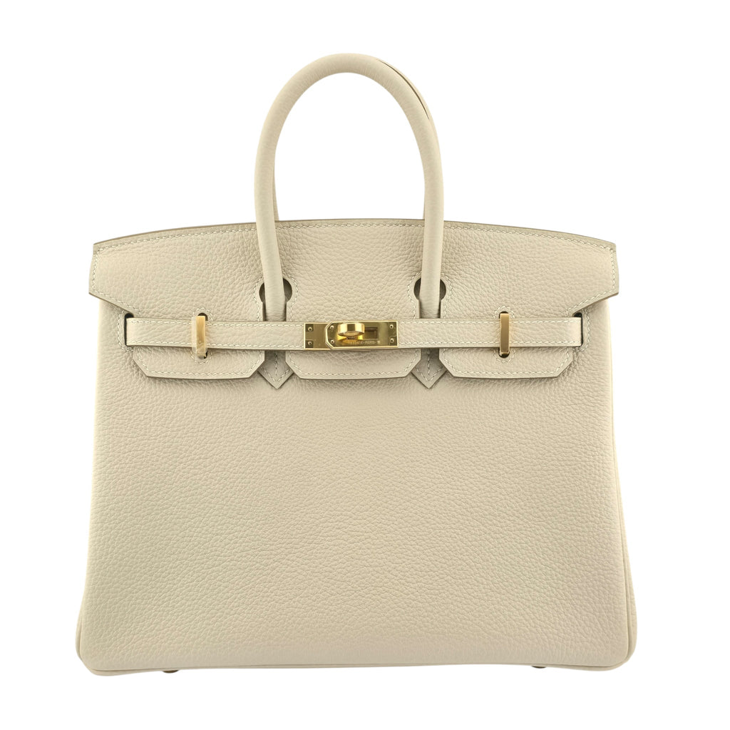 Hermes Birkin 25 Craie Togo GHW