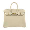 Hermes Birkin 25 Craie Togo GHW