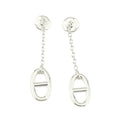 Hermes Farandole Sterling Silver Earrings Medium