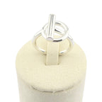 Hermes Echappee Silver Ring, medium model HERMES