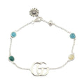GUCCI GG Marmont Sterling Silver Mother of Pearl Bracelet GUCCI