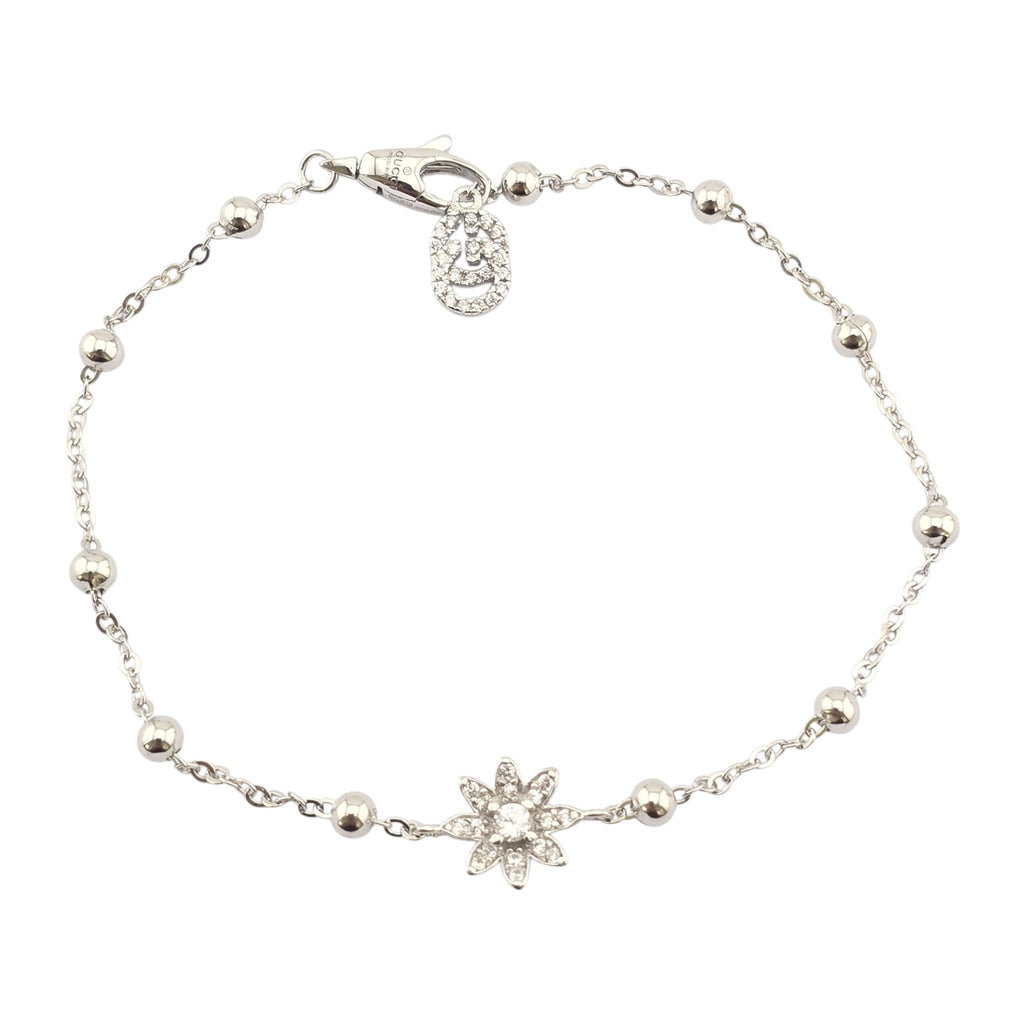GUCCI Flora Sterling Silver Bracelet GUCCI