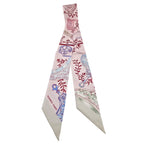 Hermes Silk Twilly Etriers Remix Pink HERMES
