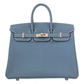 Hermes Birkin 25 Bleu Jean Togo PHW HERMES