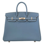 Hermes Birkin 25 Bleu Jean Togo PHW HERMES