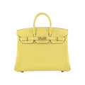 Hermes Birkin 25 Jaune Poussin Togo GHW #B 2023 HERMES