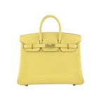 Hermes Birkin 25 Jaune Poussin Togo GHW #B 2023 HERMES