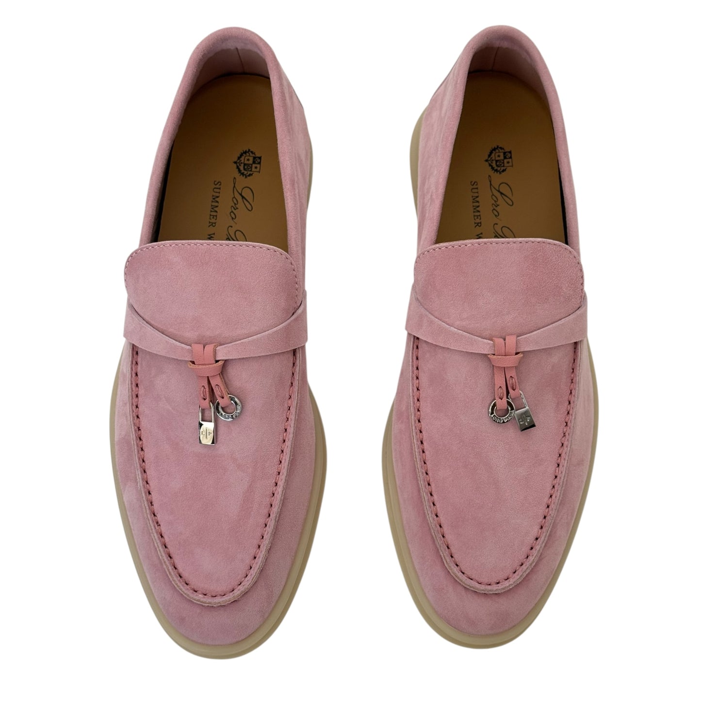LORO PIANA SUMMER CHARMS WALK PINK - 39