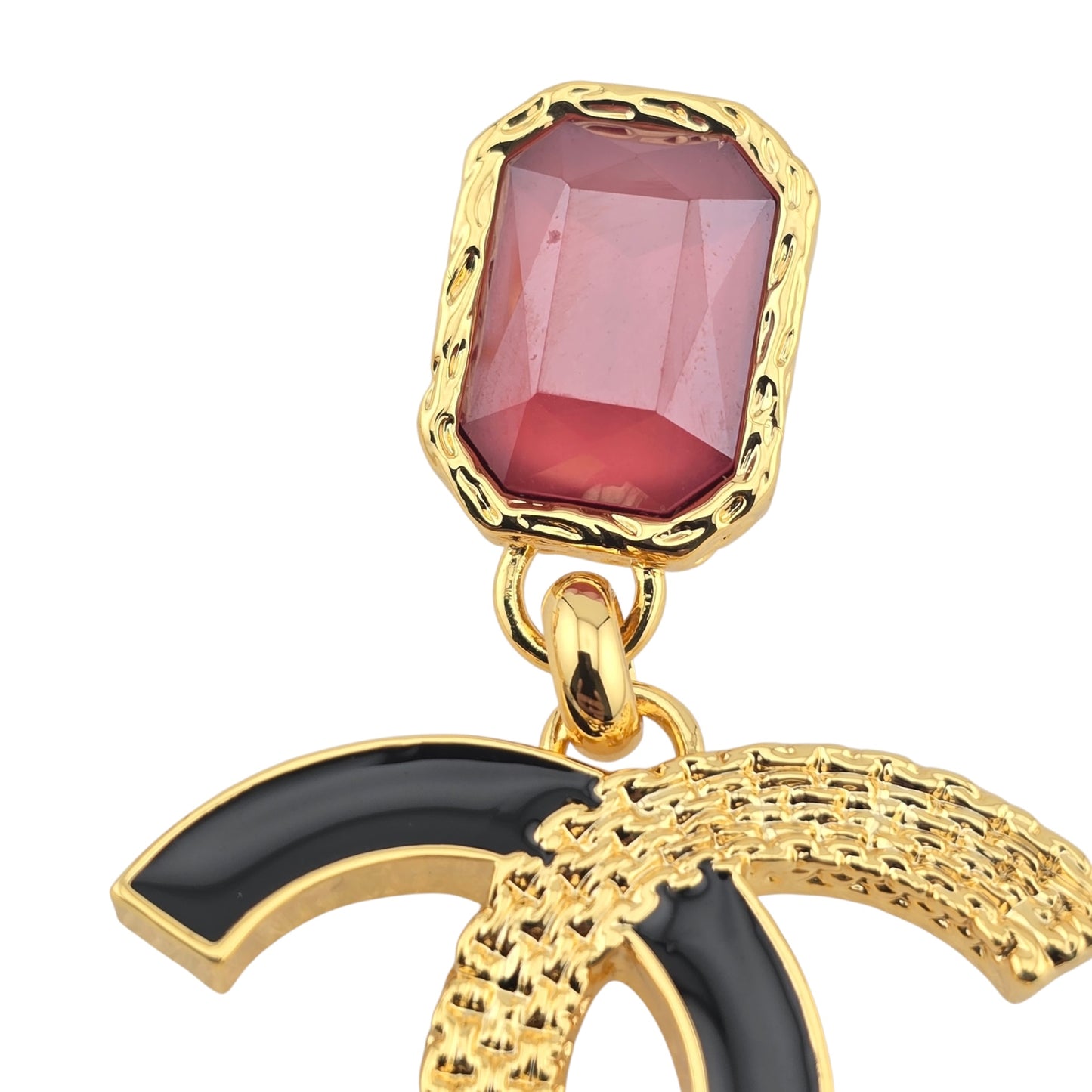 CHANEL PENDANT DROP CC EARRINGS B24