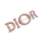 Christian Dior Miss Dior Pink Crystal Brooch 