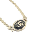 Chanel CC Gold Black Enamel Bracelet 2025