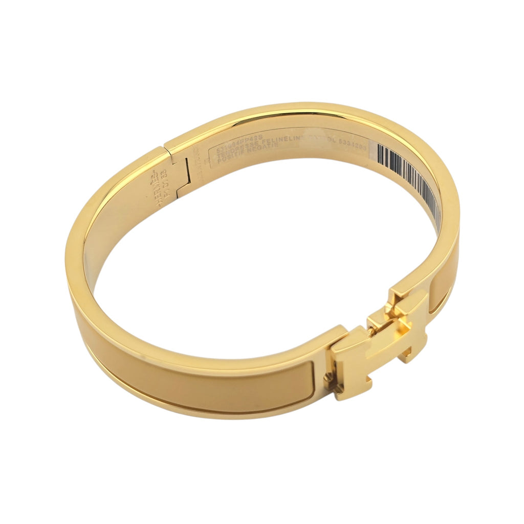 Hermes Clic H Bracelet Yellow Gold GM