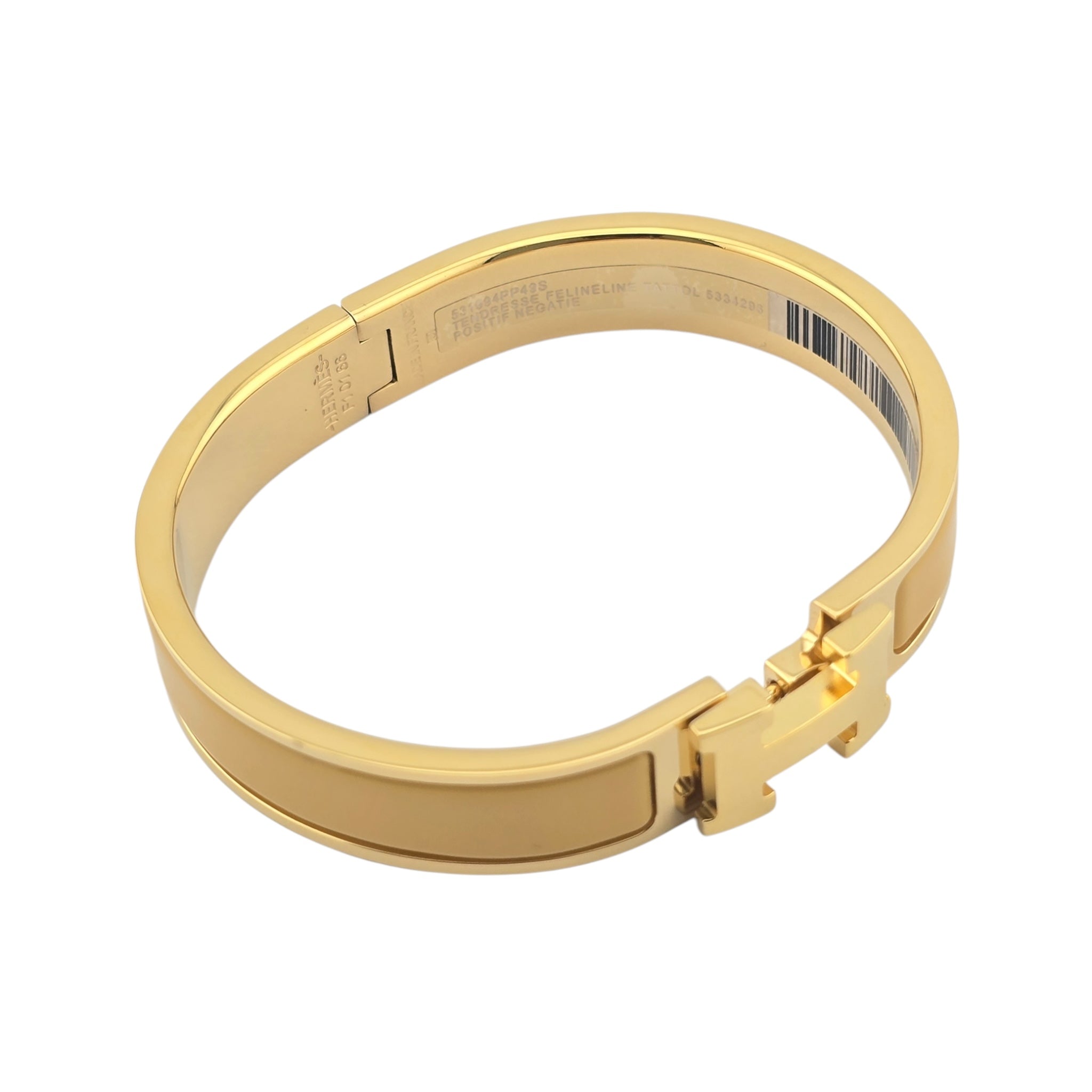 Hermes Clic H Bracelet Yellow Gold GM