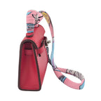 Hermes Tadelakt Mini Kelly Twilly Bag Charm Rouge HERMES