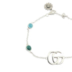 GUCCI GG Marmont Sterling Silver Mother of Pearl Bracelet GUCCI