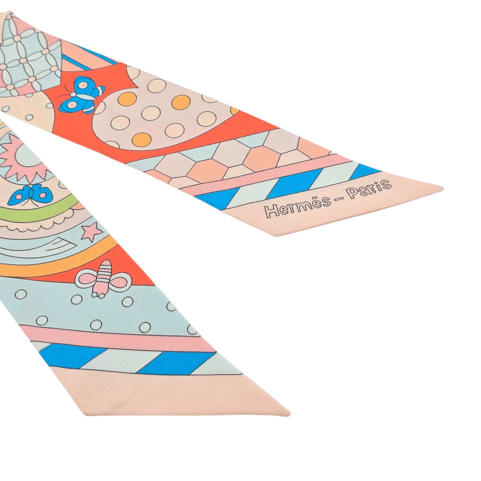 Hermes Silk Les Murmures de la Foret Twilly HERMES