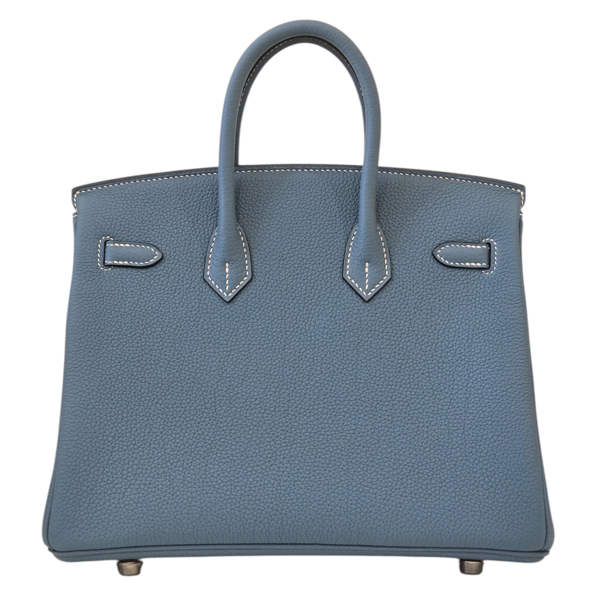 Hermes Birkin 25 Bleu Jean Togo PHW HERMES