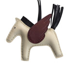 Hermes Rodeo Pegase PM Bag Charm Black/Craie/Rouge H