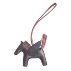 Hermes Rodeo Pegase PM Bag Charm Rouge Sellier/Rouge H/Black HERMES