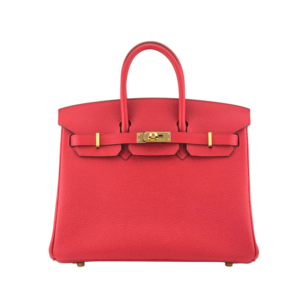 Hermes Birkin 25 Rouge Casaque Togo GHW #U 2022 Bag HERMES