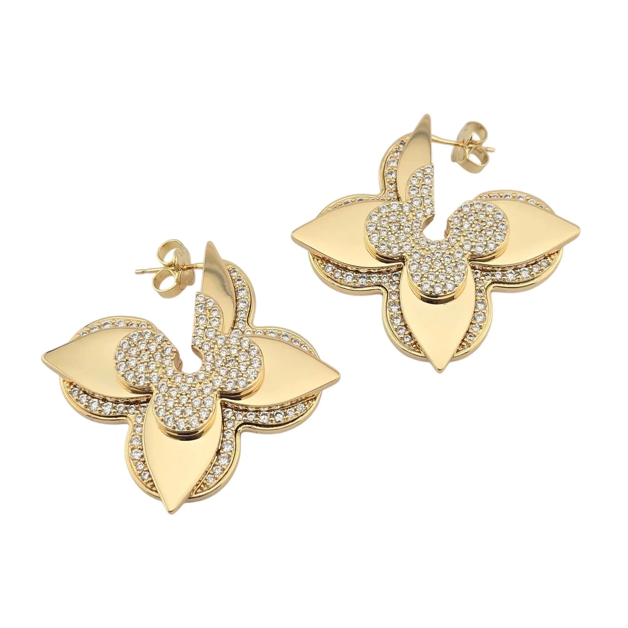 Louis Vuitton LV Medaillon Gold Earrings LOUIS VUITTON