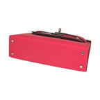 Hermes Mini Kelly II Epsom Rose Extreme Palladium