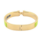 Hermes Clic H Bracelet Green Gold GM