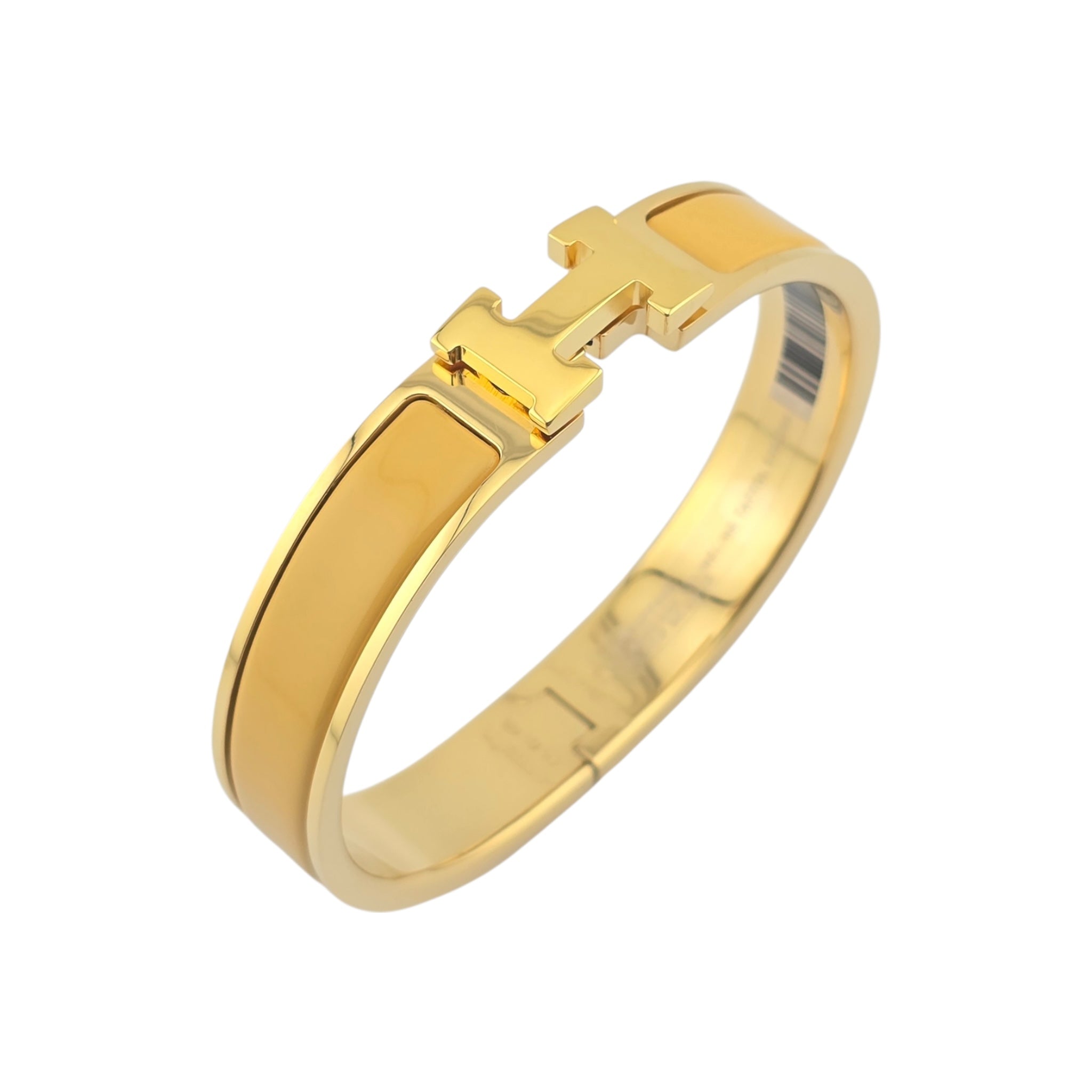 Hermes Clic H Bracelet Yellow Gold GM
