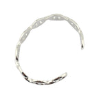 Hermes Chaine d'ancre Enchainee Silver Bracelet Medium - ST