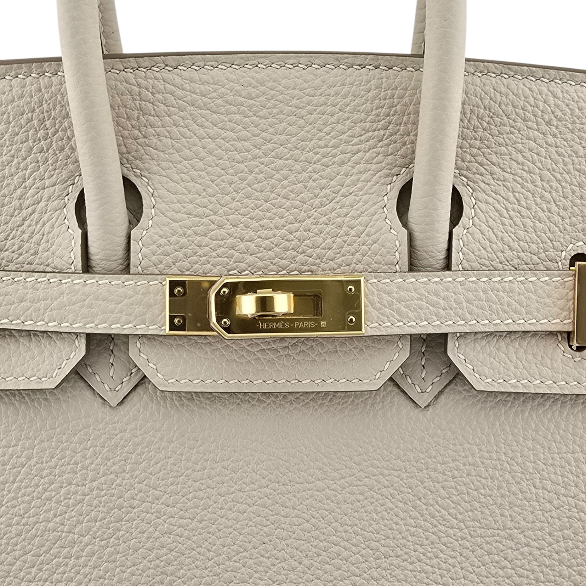 Hermes Birkin 25 Craie Togo GHW