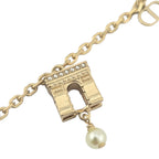 Christian Dior CD Plan De Paris Gold Bracelet