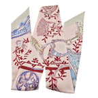 Hermes Silk Twilly Etriers Remix Pink HERMES