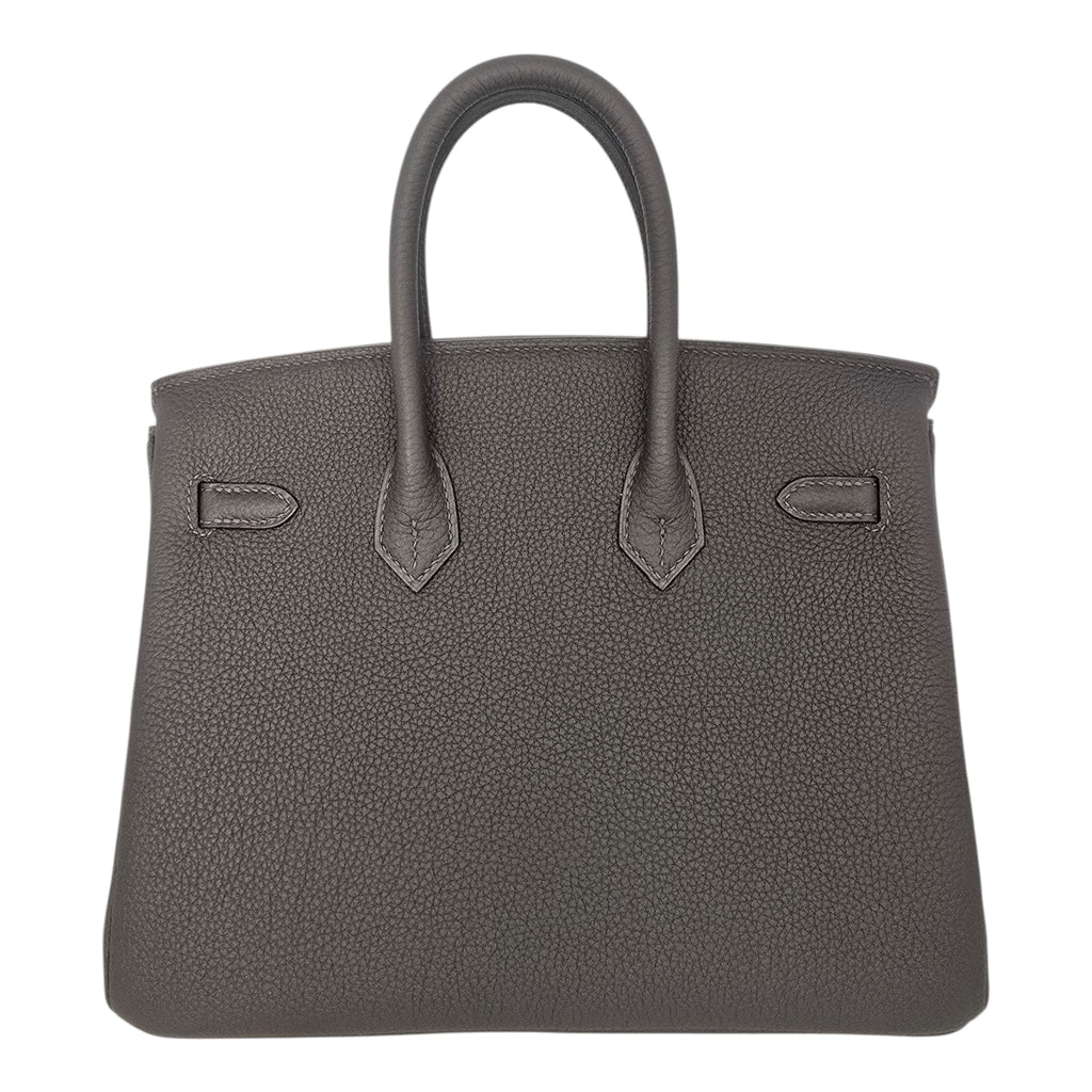 Hermes Birkin 25 Ebene Togo Gold Hardware HERMES