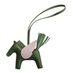 Hermes Rodeo Pegase PM Bag Charm Vert Yucca/Vert Criquet/Mauve Pale HERMES