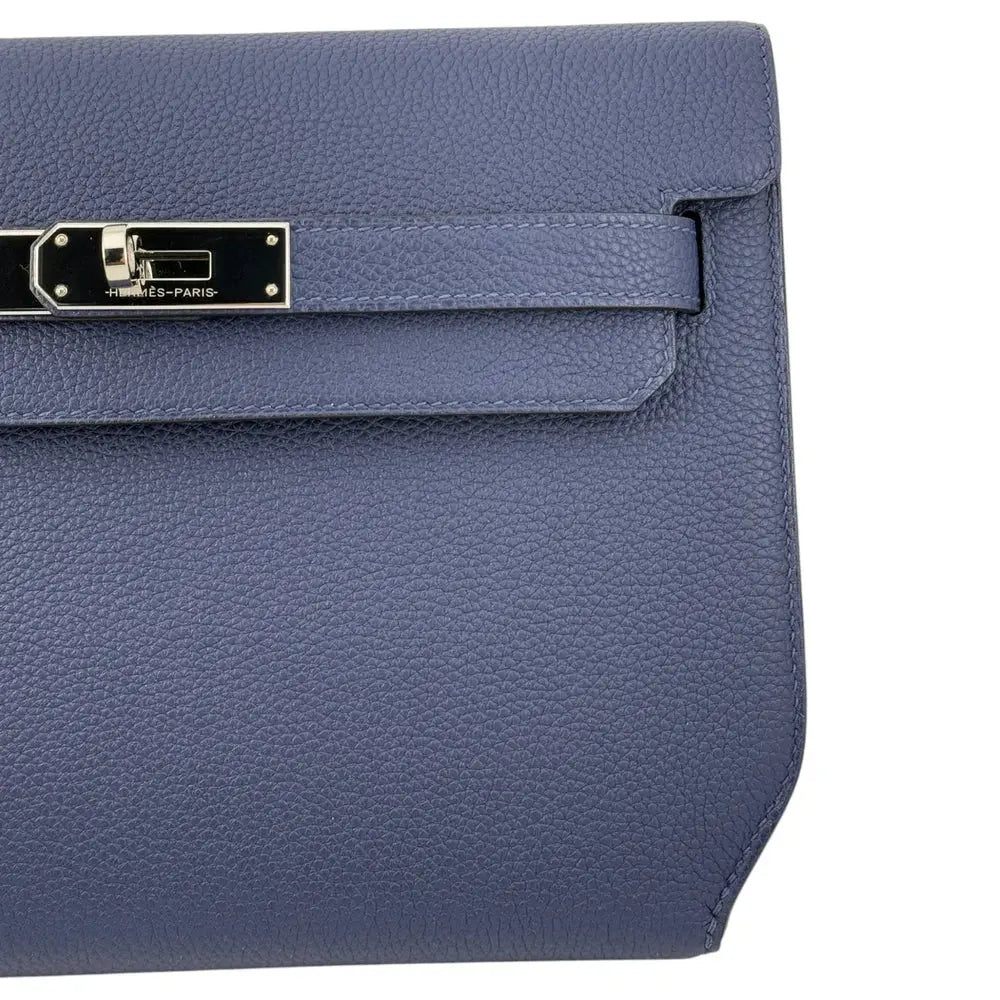 Hermes Kelly Depeches 25 Bleu Saphir Togo PHW
