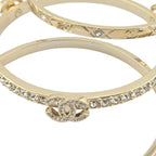 Chanel CC Cuff Bangle Gold Set M 2025 CHANEL