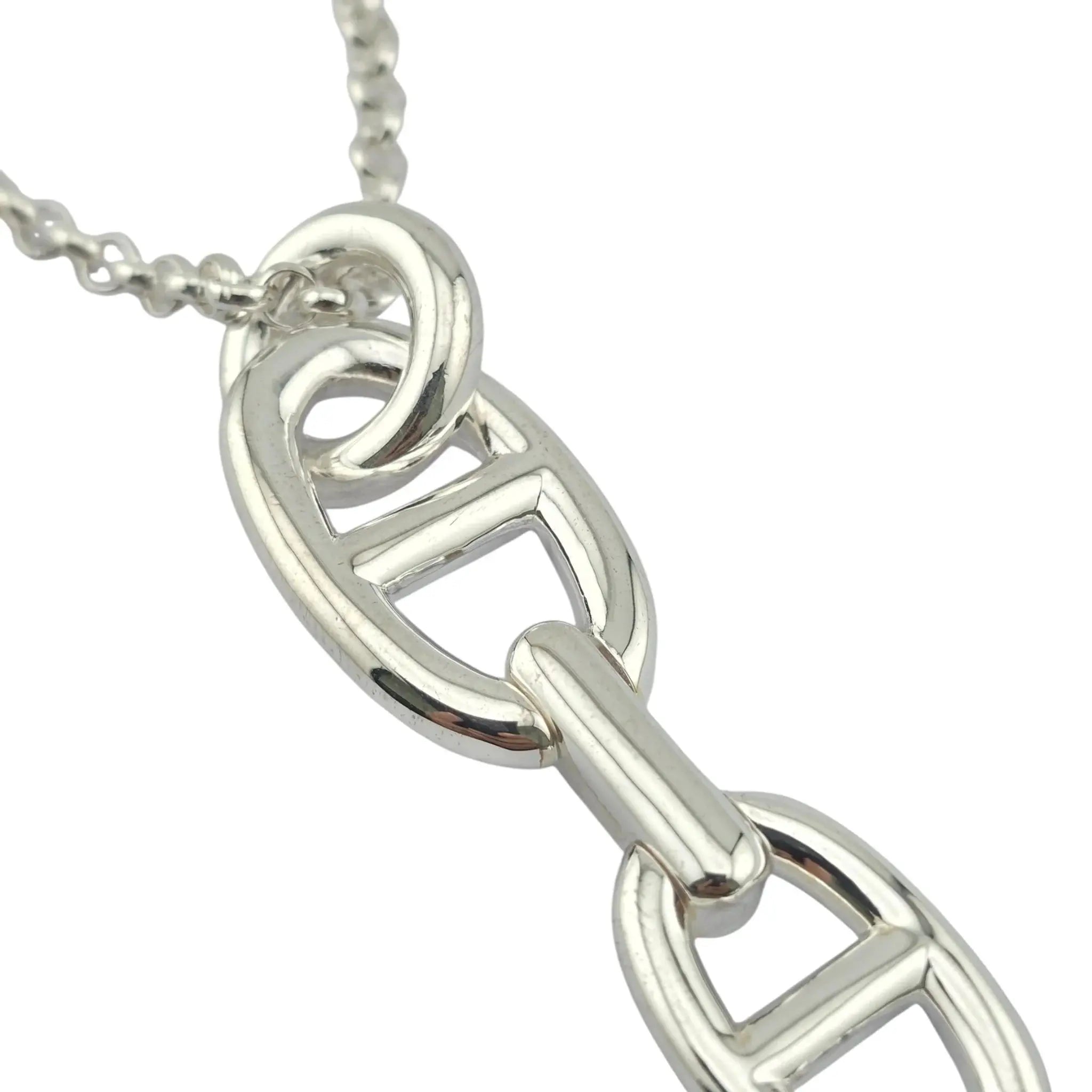 Hermes Chaine d'Ancre Enchainee Pendant Necklace, Very Large Model HERMES