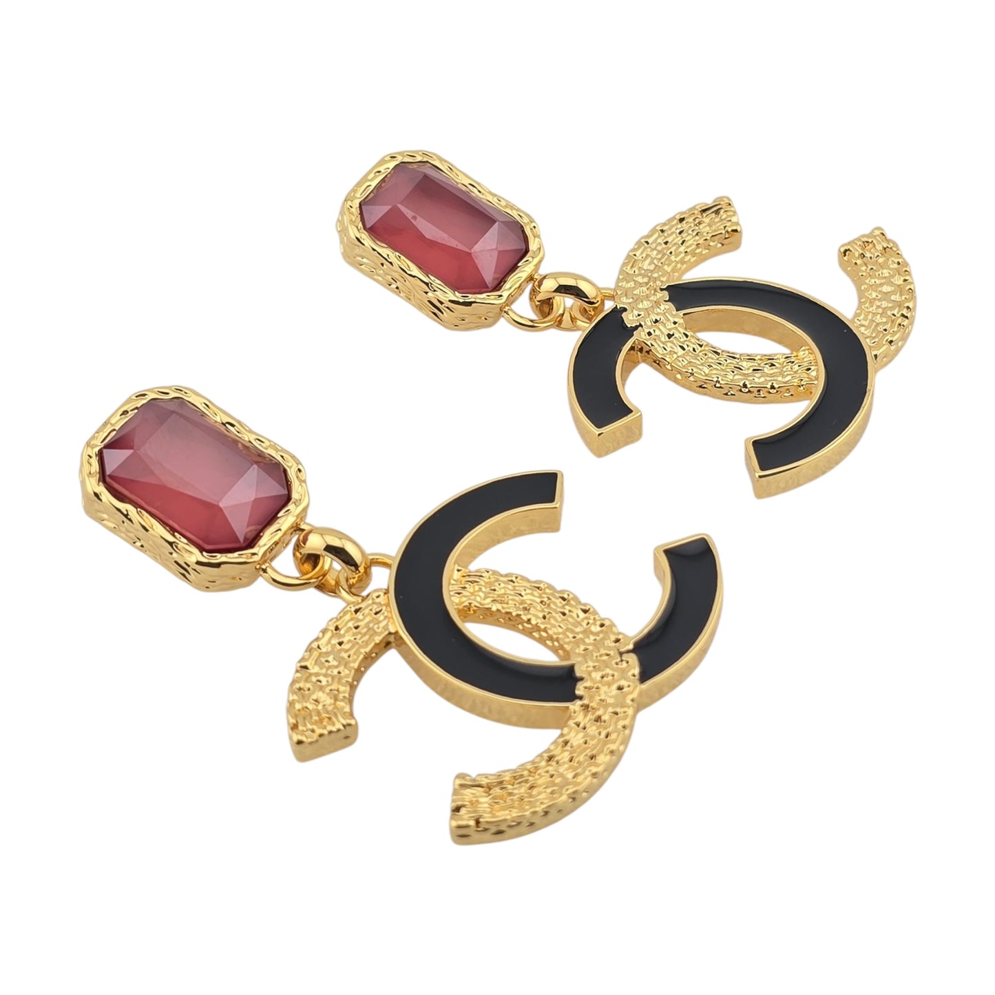 CHANEL PENDANT DROP CC EARRINGS B24