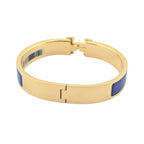 Hermes Clic H Bracelet Bleu Royal Gold GM