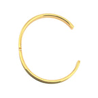 Hermes Olympe Green Gold Leather Bracelet