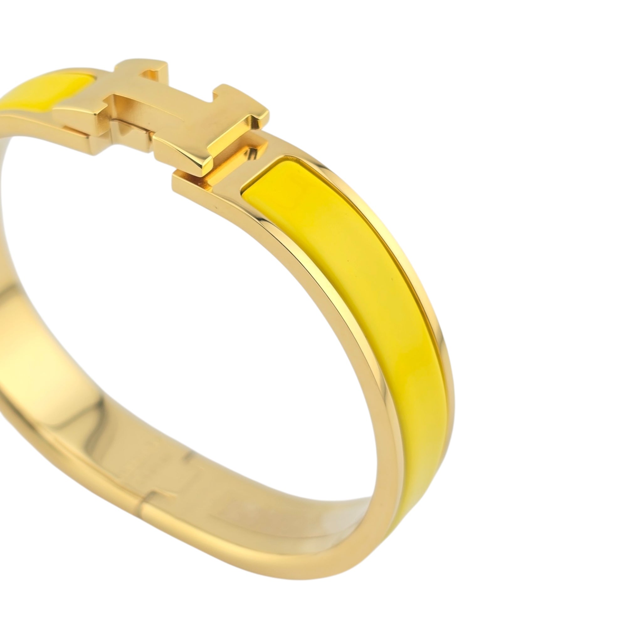 Hermes Clic H Bracelet Yellow Gold GM