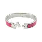 Hermes Clic H Bracelet Pink Palladium GM
