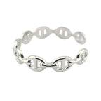 Hermes Chaine d'ancre Enchainee Silver Bracelet Medium - ST