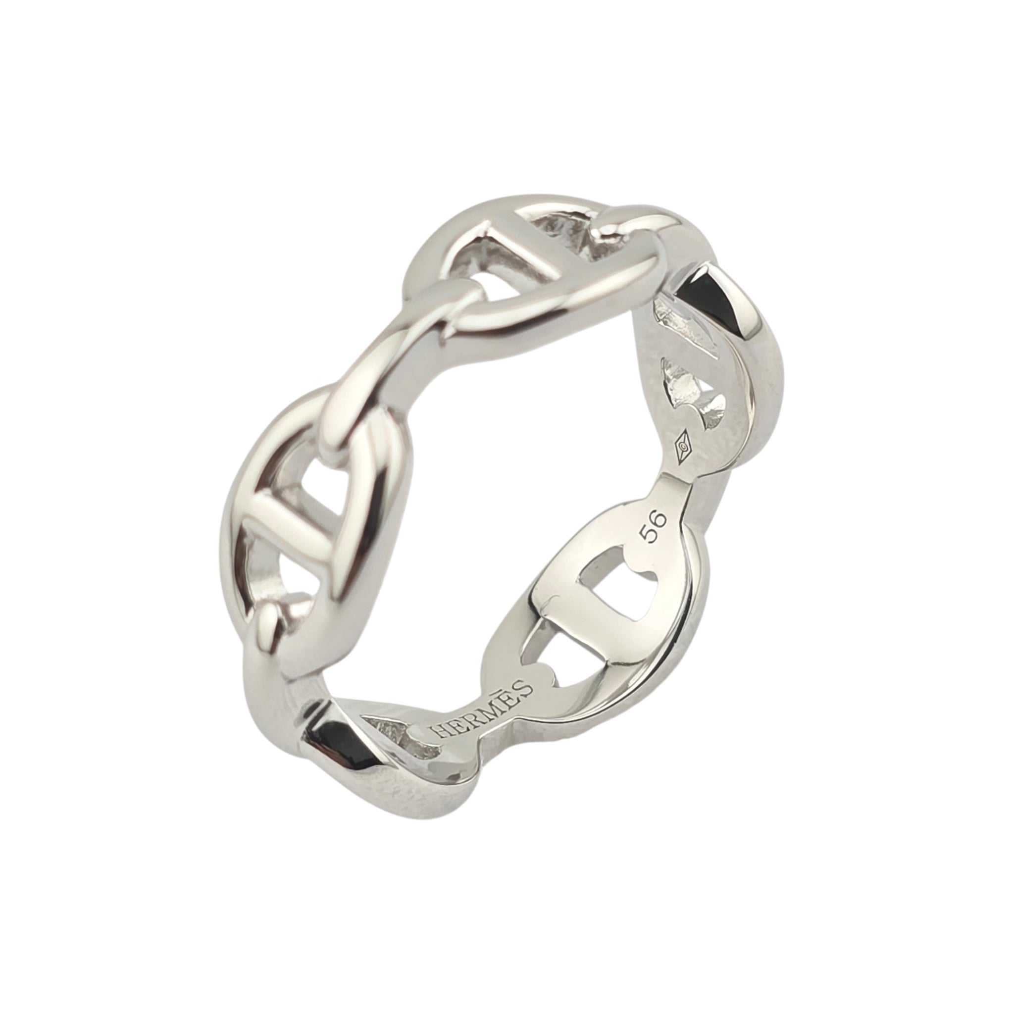 Hermes Chaine d'ancre Enchainee Ring Small
