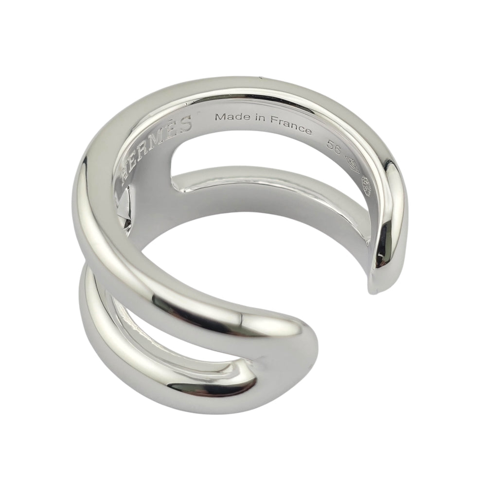 Hermes Osmose Silver 925 Ring Small