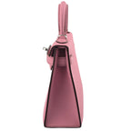Hermes Mini Kelly II Epsom 5P Bubblegum Pink Palladium Hardware