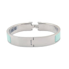Hermes Clic H Bracelet Enamel Lagon Blue Palladium GM